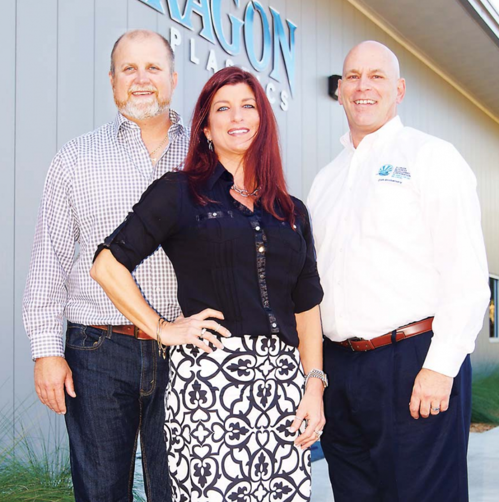 From left: Trout; Valia Rich, Regions Bank; and Tim Cramer, Florida Business Development Corp